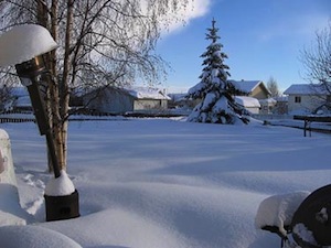 Grand Prairie in winter